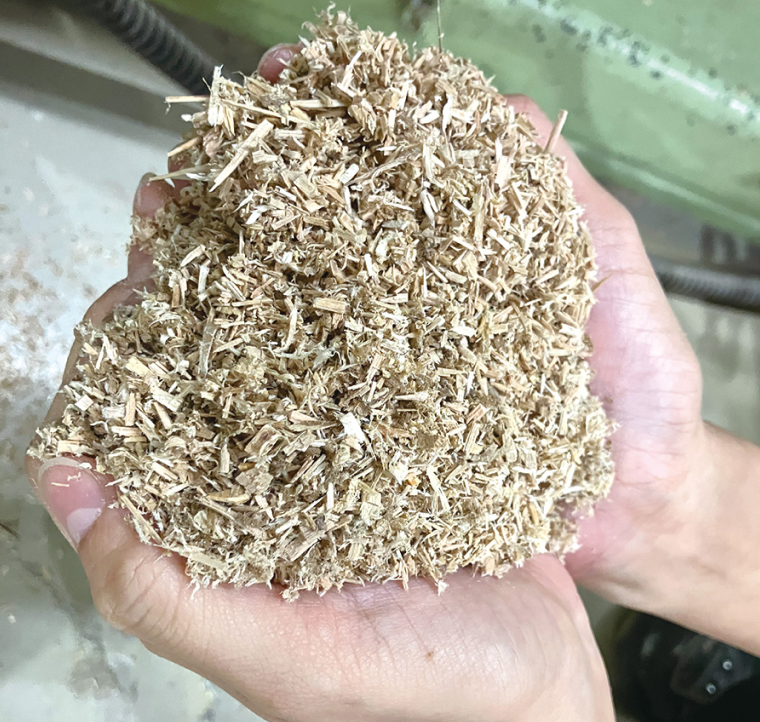 製造時に回収した木くず