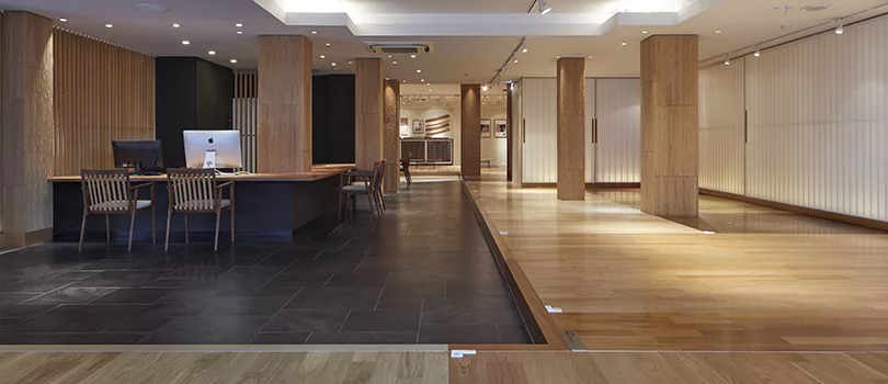 大阪ショールーム 展示場 フローリング 床材なら朝日ウッドテック