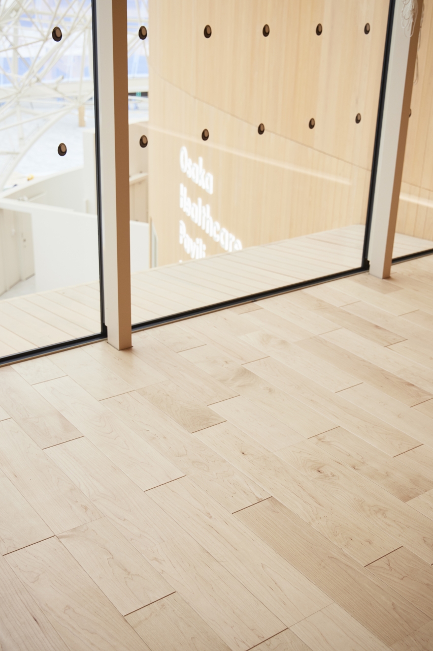 大阪・関西万博2025 大阪ヘルスケアパビリオン | 朝日ウッドテック 非住宅フローリング MESSAGE(メッセージ)