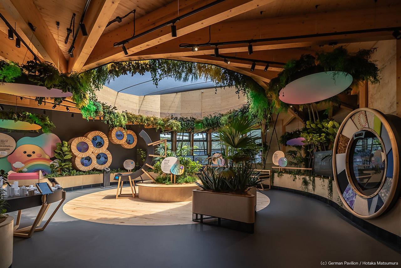 大阪・関西万博2025 ドイツパビリオン | 朝日ウッドテック 非住宅フローリング MESSAGE(メッセージ)