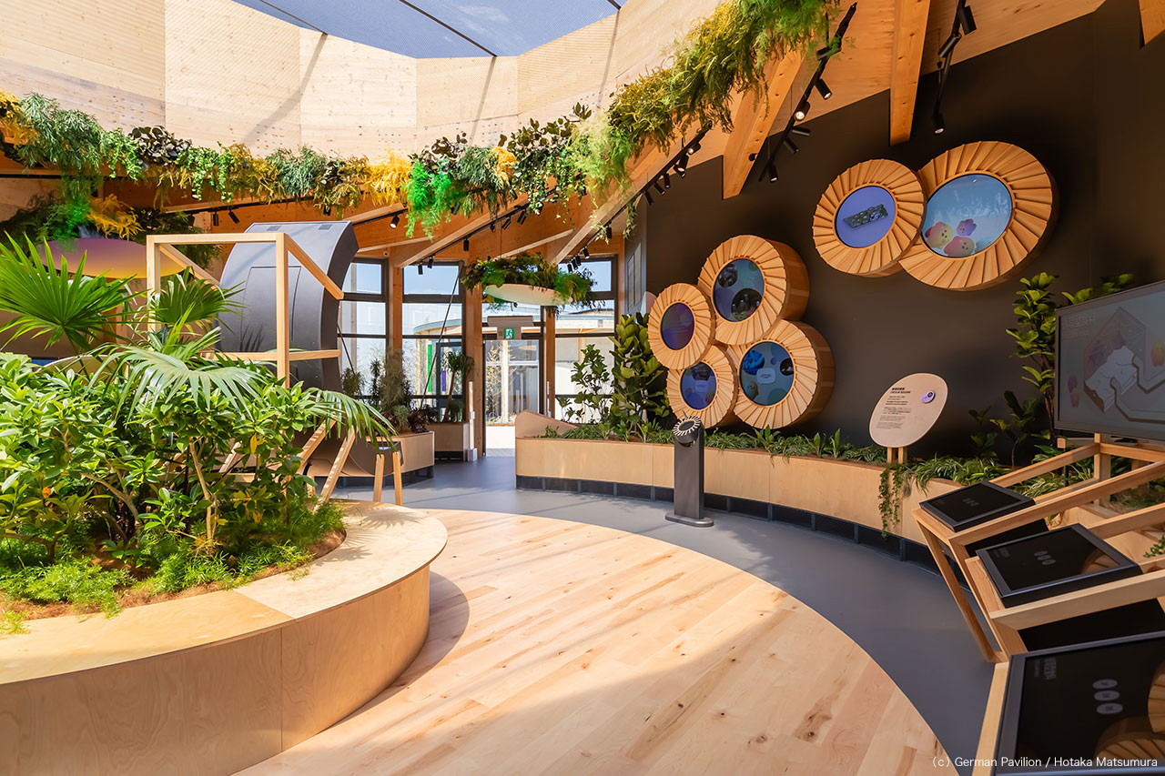 大阪・関西万博2025 ドイツパビリオン | 朝日ウッドテック 非住宅フローリング MESSAGE(メッセージ)