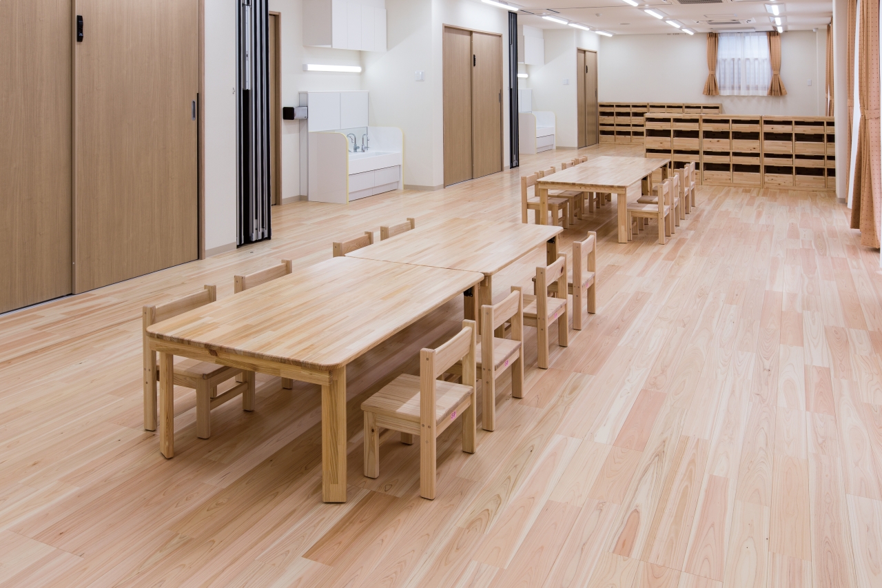保育施設 | 朝日ウッドテック 非住宅フローリング MESSAGE(メッセージ)