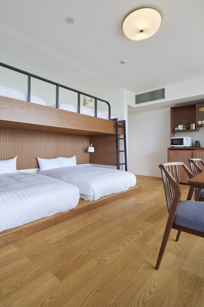 宿泊施設採用ライブナチュラルMSXネダレス145forDog遮音等級L-40ホワイトオークのフローリング画像