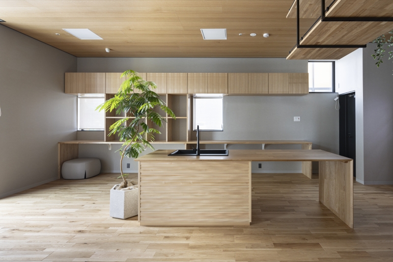 メッセージハードオール国産材挽き板楢 のフローリング画像